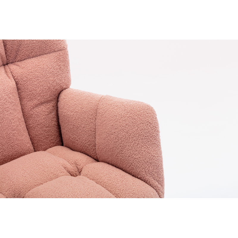 Fauteuil d'appoint 27,6 de large, Ourson rose