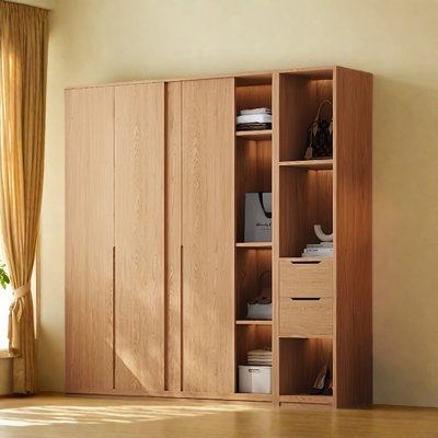Garde-robe simple en forme de bûche