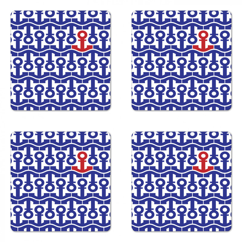 Square 4 Piece Coaster Set