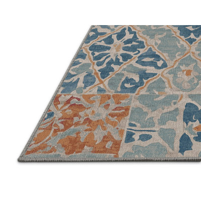 Machine Washable Gray Area Rug