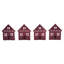 Ensemble de 4 bougies chauffe-plat Festive Finds 4,5 x 3,75 x 2,25-443627496