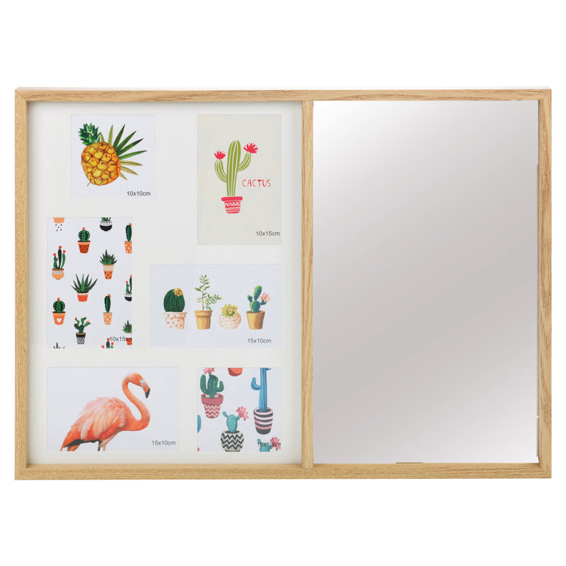Precita Brown Wood Matte Picture Frame, 41cm H x 57cm W x 3cm D