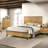Pine Queen Panel Bed