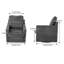 Bhuvika Upholstered Swivel Armchair