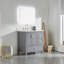 Ensemble de meuble-lavabo autoportant 36 po avec 2 poignées de couleur 36 po