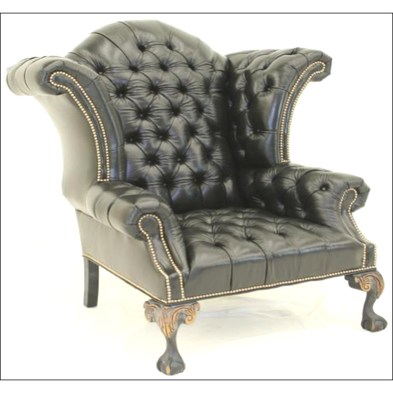 Wingback Chair, Bella Black Performance Velvet, Brushy Bayou, Old Gold E