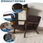 Upholstered Sherpa Accent Chair-812407409