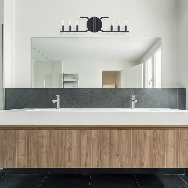 Éclairage de salle de bain à intensité variable 6 lumières Benslimane