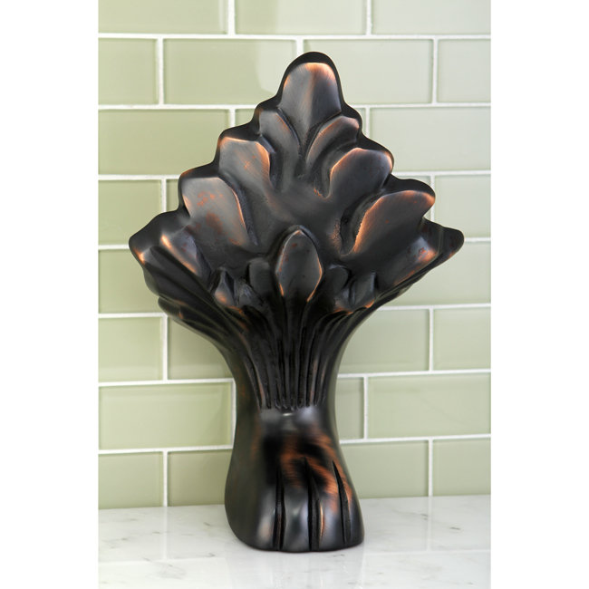 Kingston Brass Aqua Eden 4-Piece (Set) Lion Cast Iron Tub Feet, Oil Rubbed Bronze