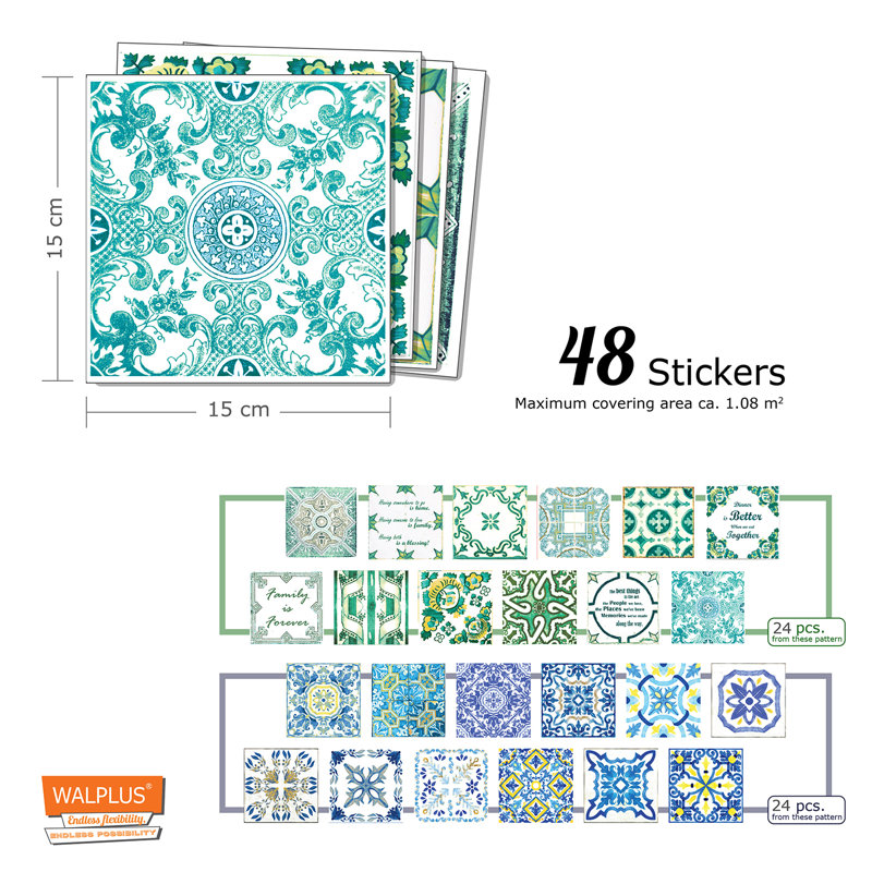 Abstract Tile Decal