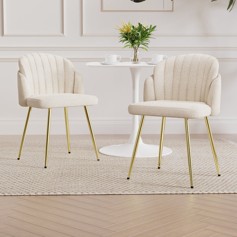 Tabouret de comptoir court 19,1 po Caitlyn, Beige
