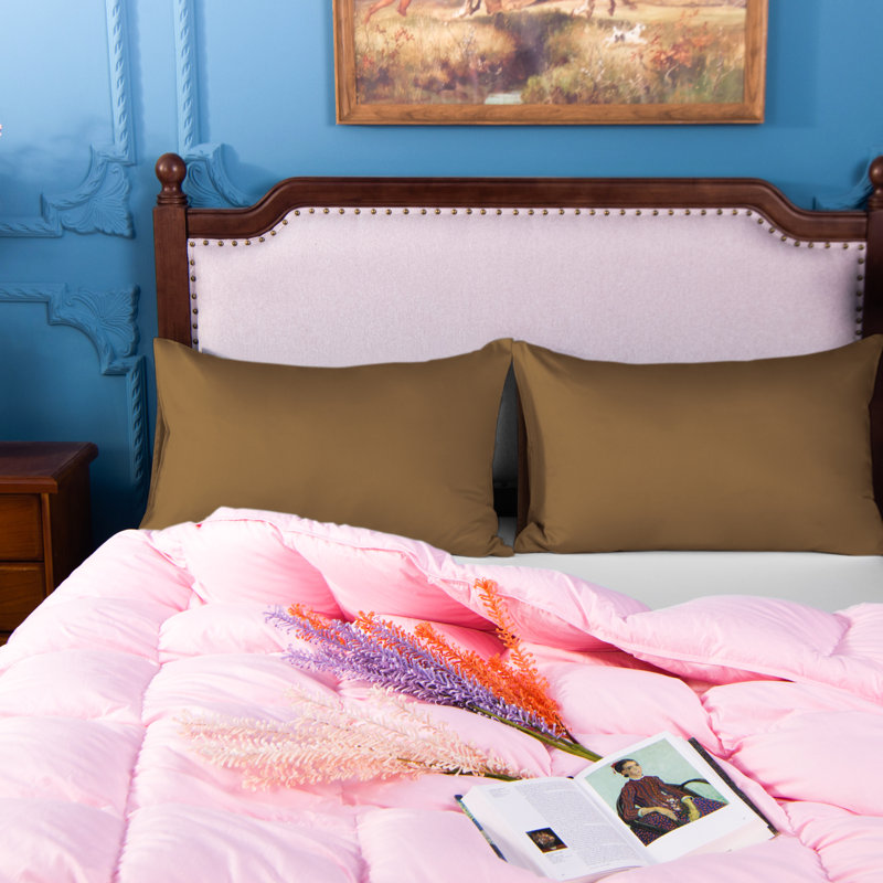 King Coffee Cotton Hypoallergenic Pillowcases Set of 2
