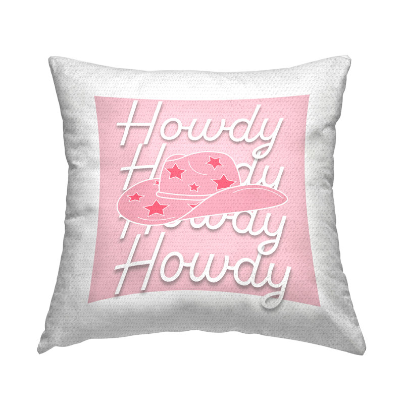 Coussin Pastel Howdy Hat