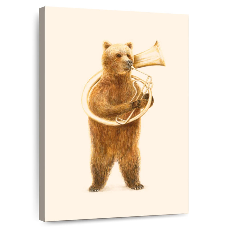 Ketti The Bear And Its Helicon, 36" H x 24" W