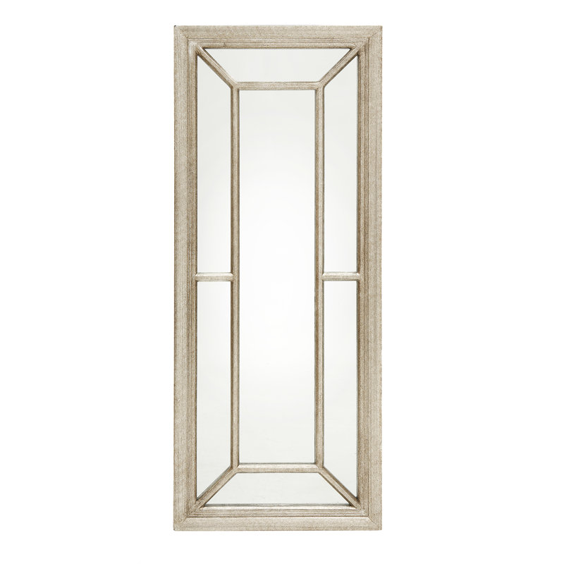 Ava Wood Flat Floor Mirror