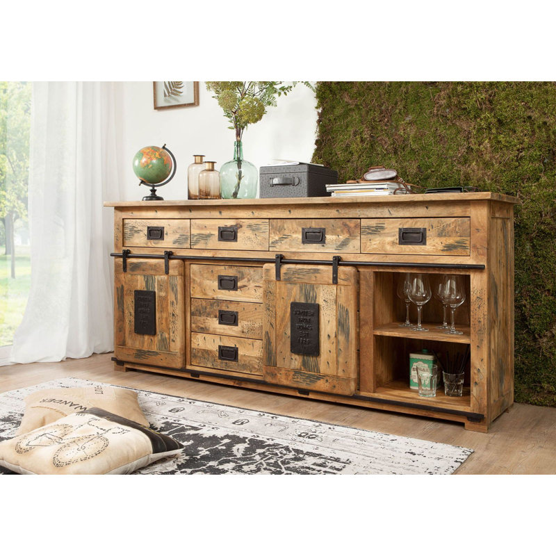 Railway 200cm Sideboard, Natural