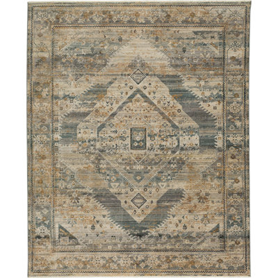 Tapis gris 2 pi 7 po x 7 pi 3 po Karastan Rugs