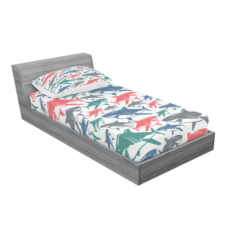 Microfiber Sheet Set, Twin Sheet Set with Fitted Sheet