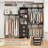 Closet Organizer - High Capacity Wardrobe Rack With 3 Drawers