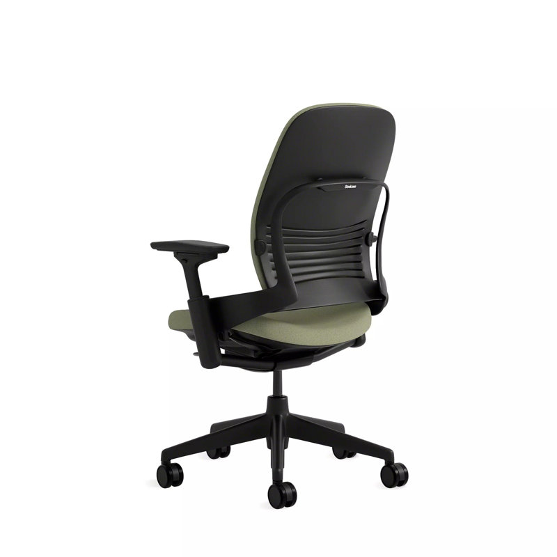 Steelcase Leap® Task Chair, Black, Hard Floor Casters, Olivine