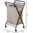 Rolling Laundry Basket With Heavy-Duty Canvas Bag