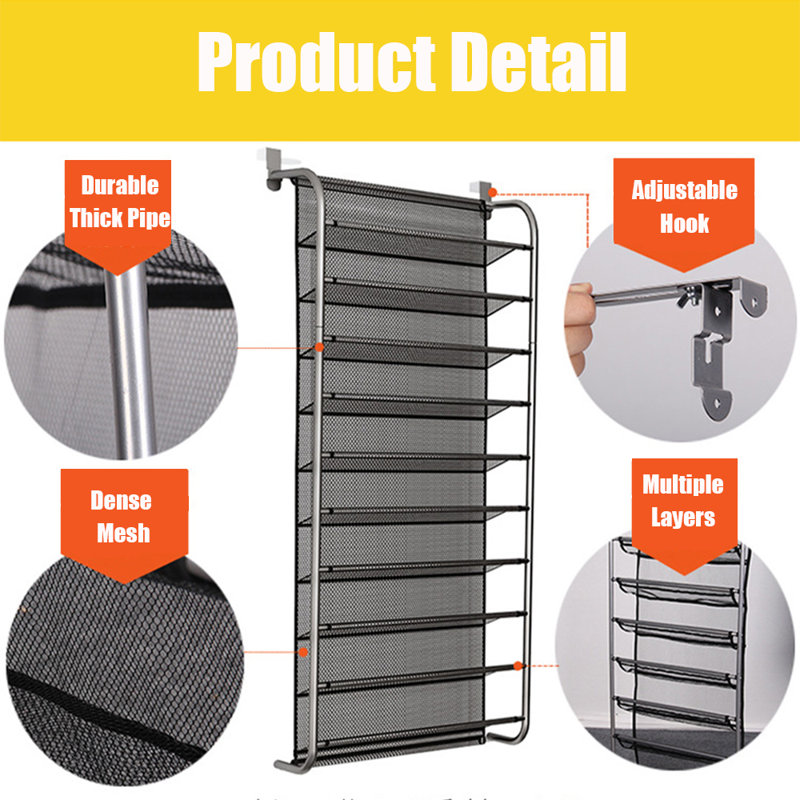 30 Pair Stackable Shoe Rack