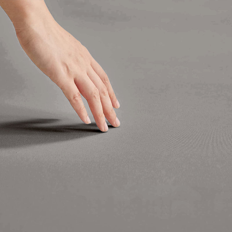 Iaan Soft Microfiber Brushed Deep Fitted Sheet, Single, Double , King, Grey, Super King (6')