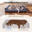 Housse lavable toutes saisons pour chien de grande taille, gris, très grand-447614496