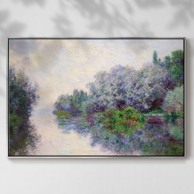 «La seine près de Giverny 02, 1885», reproduction d'art sur toile