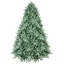 Arbre de Noël à teinte bleu-vert 6 pi avec embouts en PE + PVC 1878 - Arbre unique avec des branches articulées, assemblage facile, support en métal stable, décoration des Fêtes accrocheuse-187409146