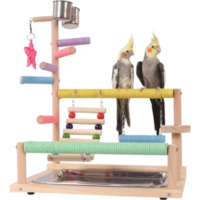Bird Wooden Playstand/Perch