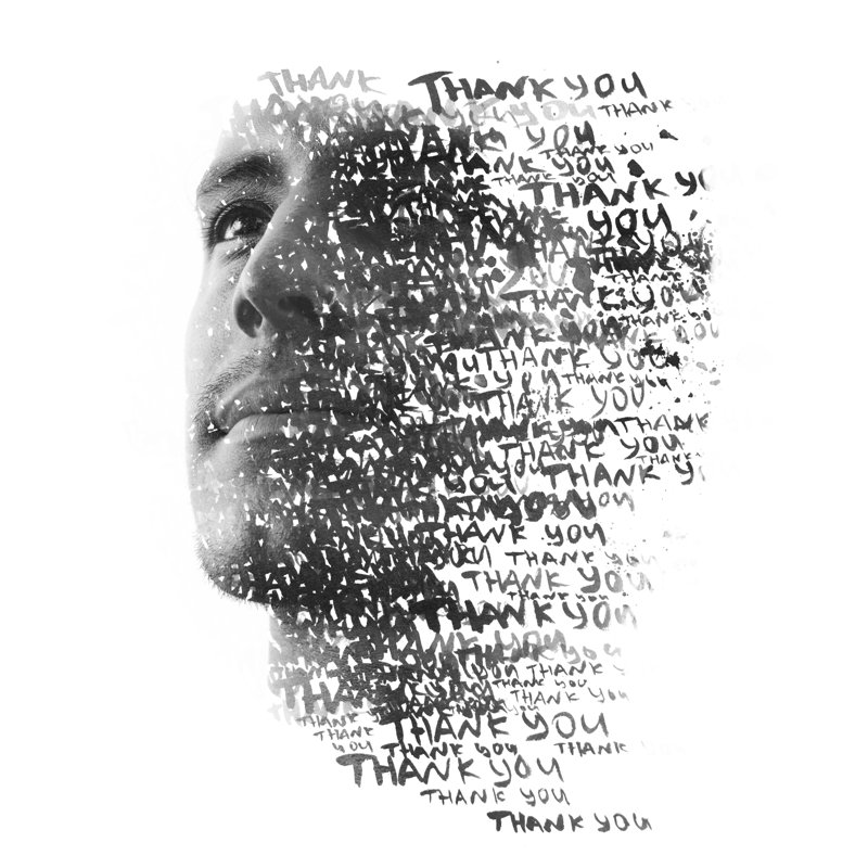 Double Exposure Face by LUMEZIA - Wrapped Canvas Print, 30cm H x 30cm W