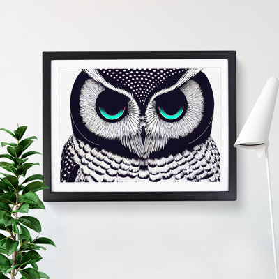 Illuminated Owl - Framed Print
