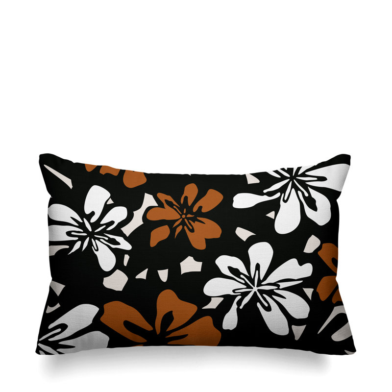Coussin décoratif intérieur / extérieur Beckett, Noir