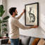 Watchful Hare Botanical - Framed Print-1604596286-1604596281
