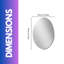 Azariana Oval Mirror