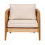 Chaise avec accoudoirs de patio Kirkby