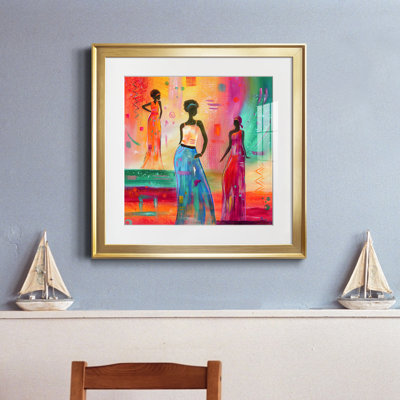 Strike a Pose II - peinture encadrée