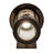 Rustic Lodge Solid Brass Wall Light
