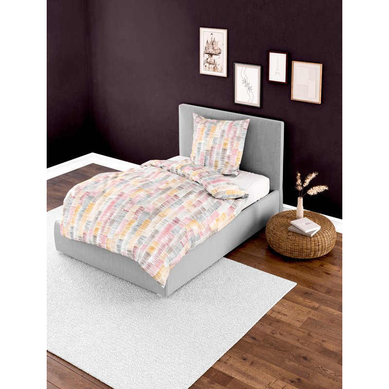 No Pattern Duvet Cover Set with Pillow Shams Included