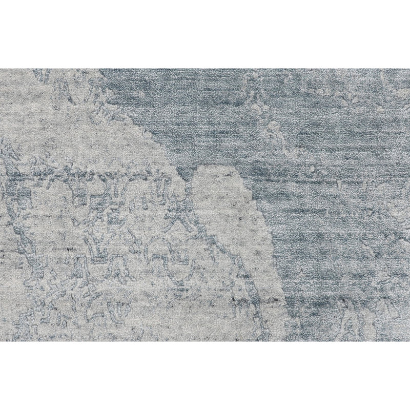 Abstract Area Rug in Gray/Taupe, Rectangle 12' x 15'