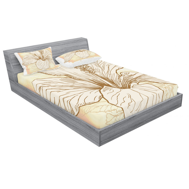 Microfiber Sheet Set, Full/Double Sheet Set with Fitted Sheet