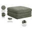 Repose-pieds modulaire en tissu chenille Vredenburgh-112273071