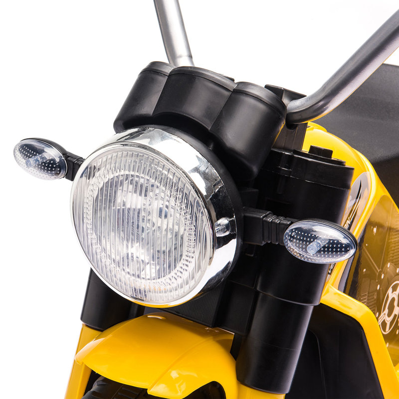 Jouet pour enfant à moto électrique, Jaune
