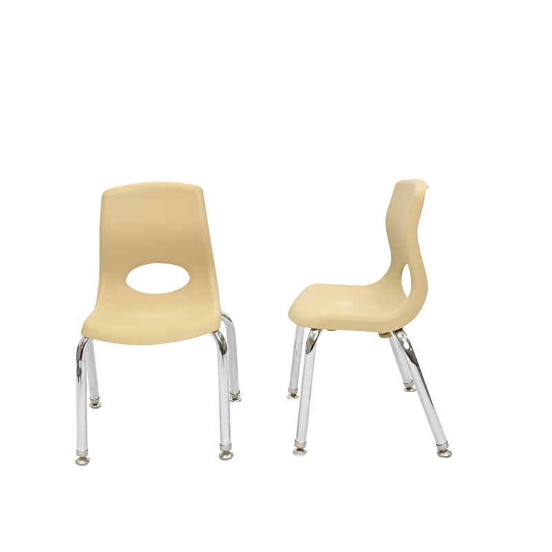 Chaise Myposture Plus - ensemble de 2 avec pieds chromés, Tanné, 8"