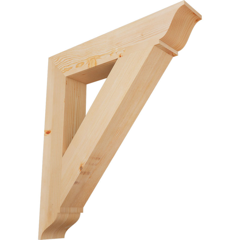 Support traditionnel, H 38 po x l 5,5 po x P 34 po, Douglas (lisse)