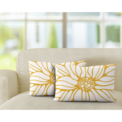 Polyester / Mélange de polyester Housse de coussin rectangulaire intérieure / extérieure lombaire et insert