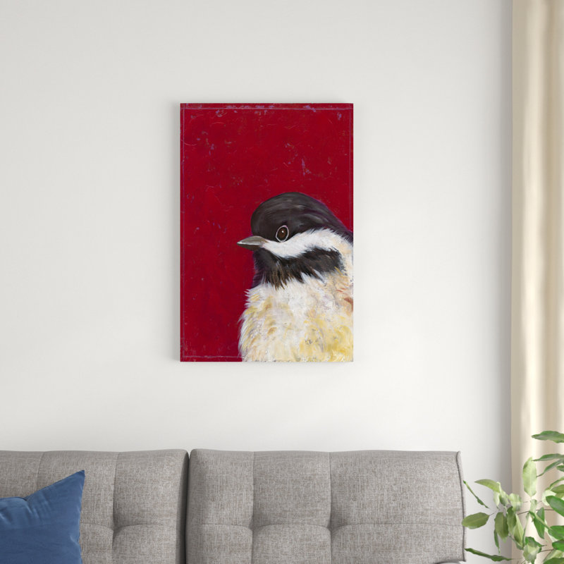 Portrait d'oiseau II, H 30 po x l 20 po x P 1 po