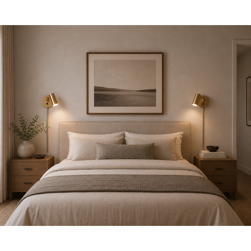 Plug-in Spotlight, Aged Brass
