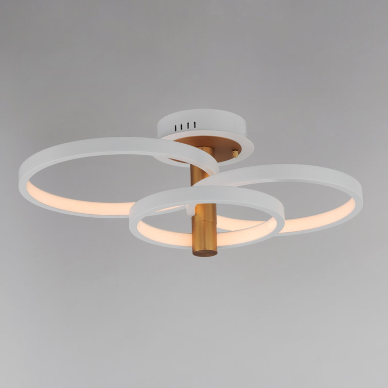 Hoopla-Semi-Flush Mount